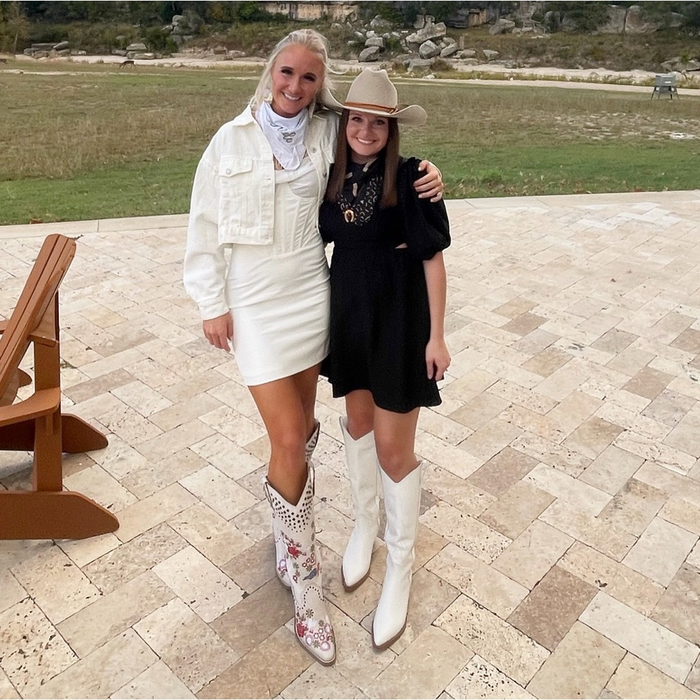 White Cowboy Boots
